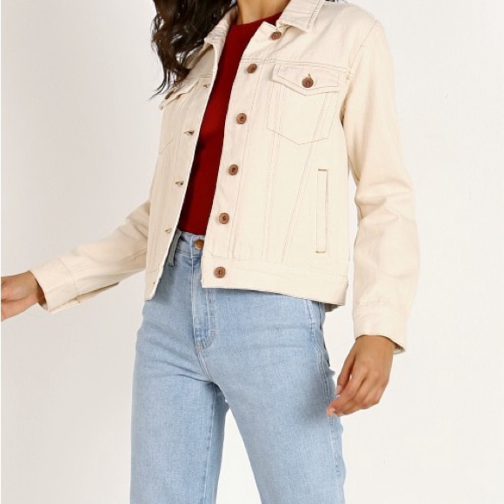 Brixton Broadway Jacket Natural - Picture 1 of 5